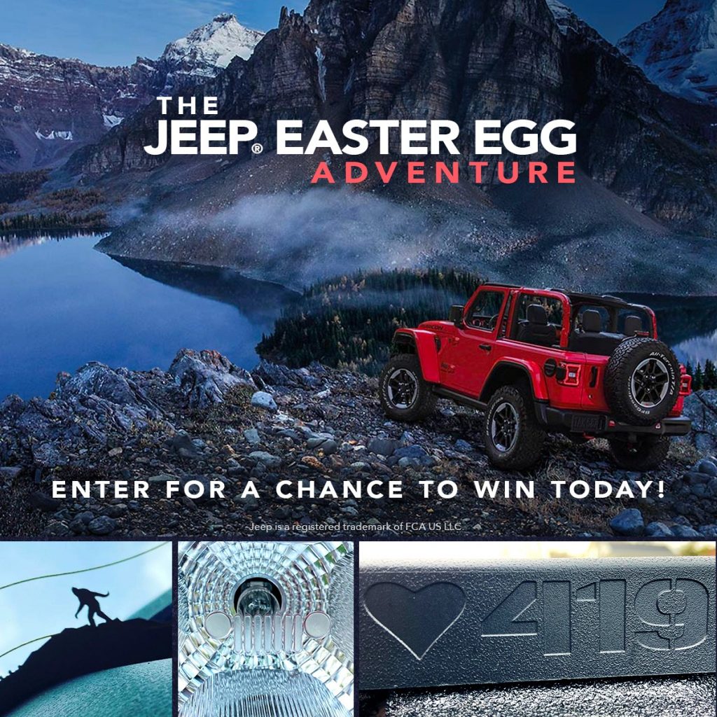 Jeep Launches Easter Egg Contest, Will Reward Winner With A New Vehicle