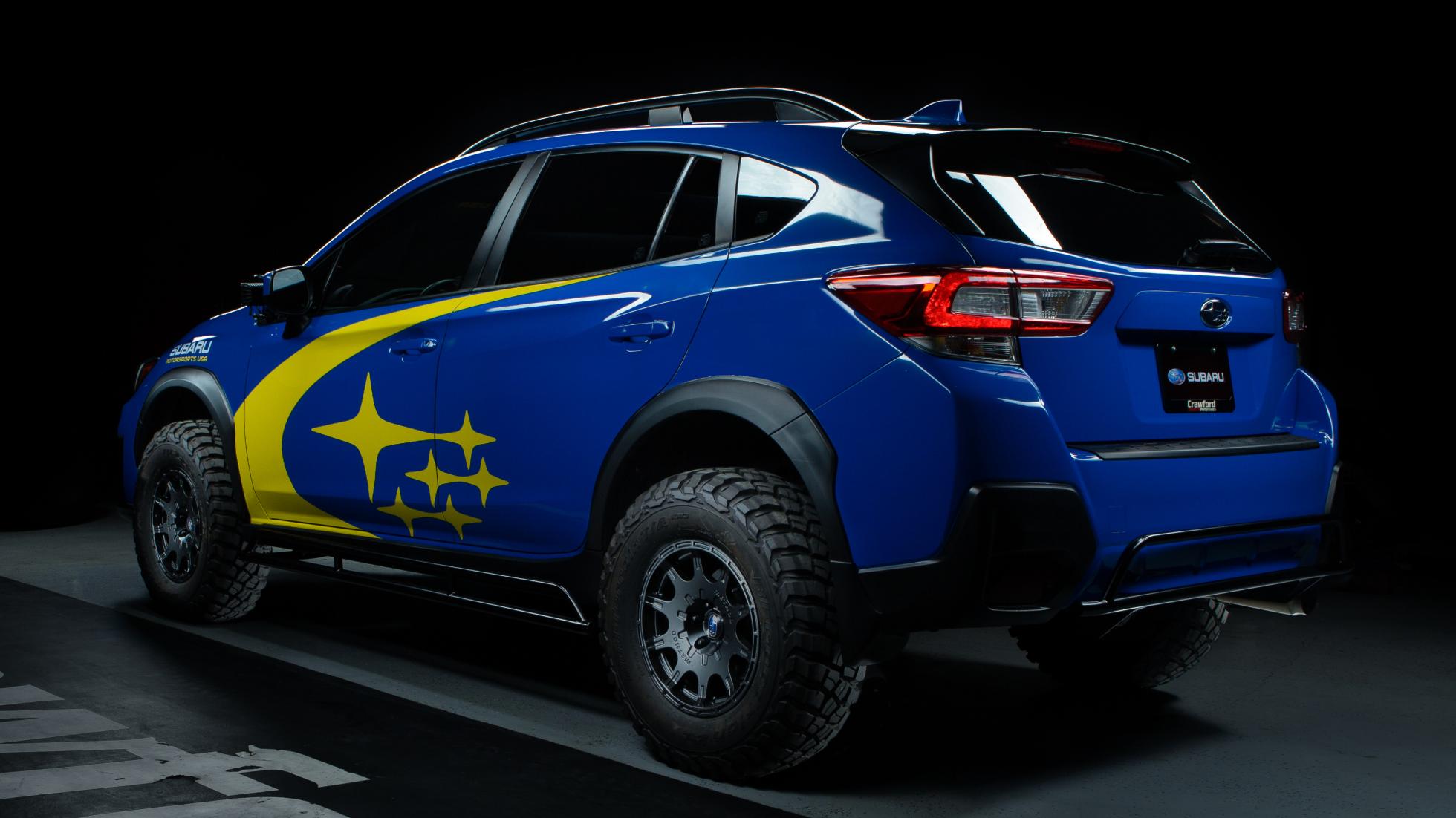 Crawford Performance s Subaru Crosstrek Looks Like A Battle Car Carscoops