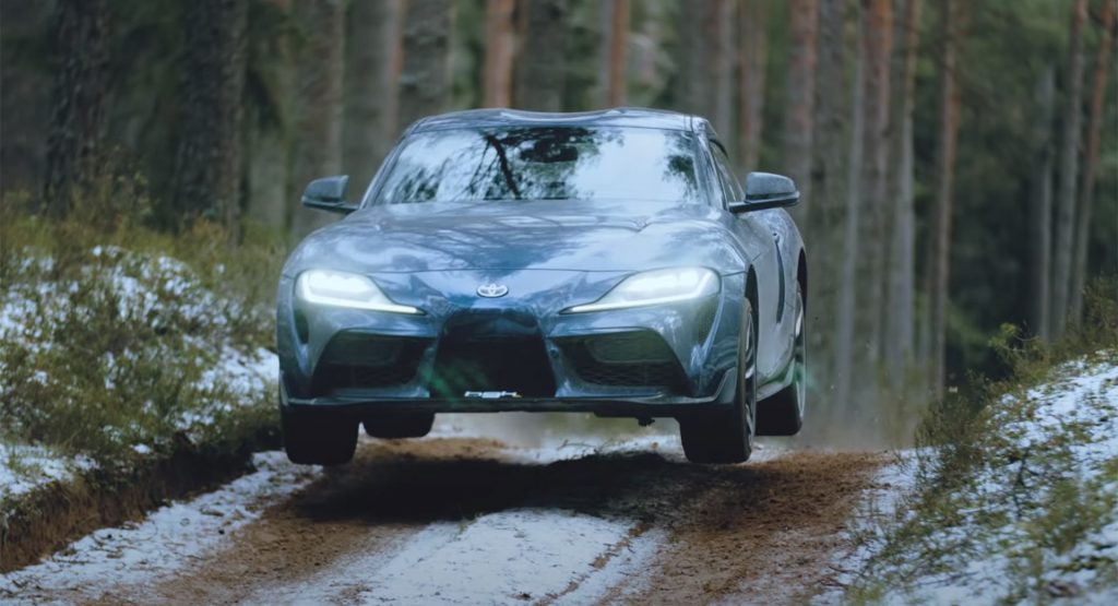  Watch A 2020 Toyota Supra Go Rallying Through A Forest