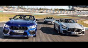 BMW M8 Competition Takes On Mercedes-AMG GT R And Audi R8 On The Track ...