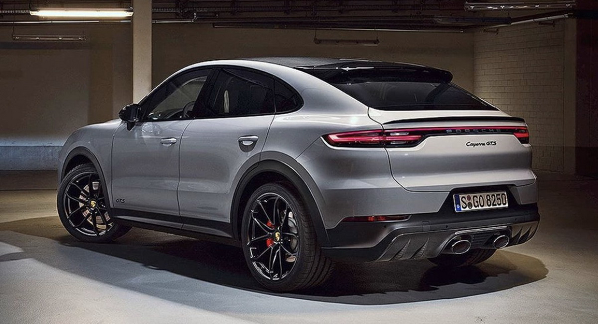 Here S The New 21 Porsche Cayenne Coupe Gts Carscoops