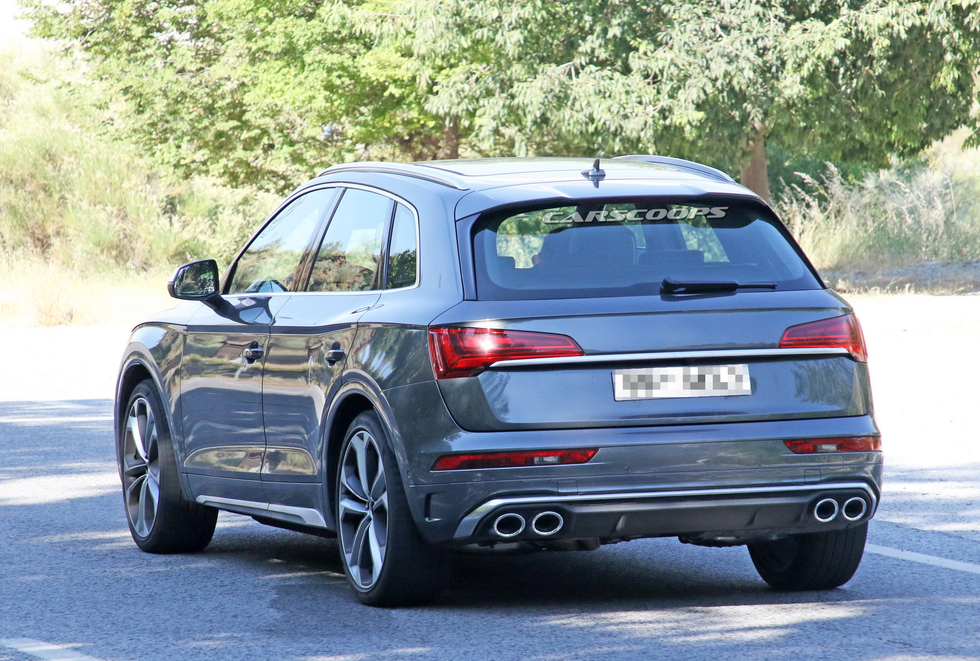 2021 audi sq5 emerges camo free looks ready for launch