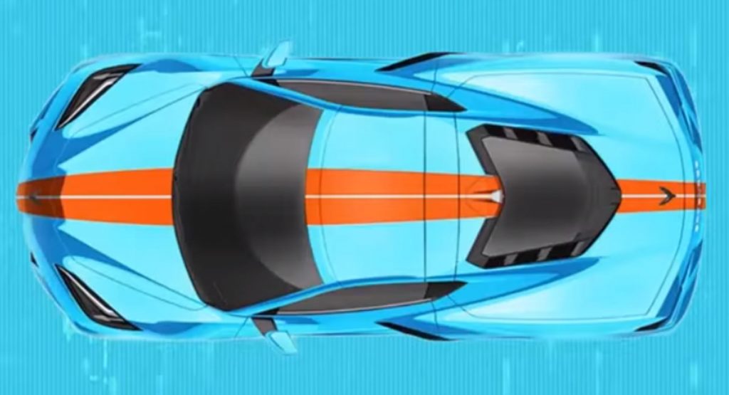  2021 Corvette Teased, Could Offer A Gulf Livery