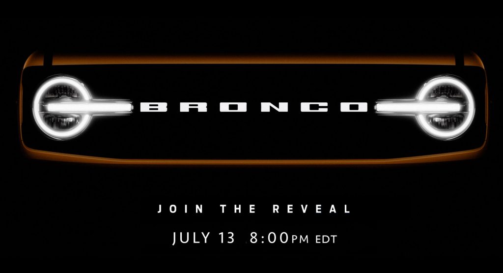  Watch The Unveiling Of The 2021 Ford Bronco And Bronco Sport Live Here At 8 PM EST