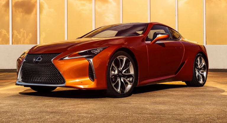 Europe’s 2021 Lexus LC Coupe In Blazing Carnelian Is Oh, So Orange ...