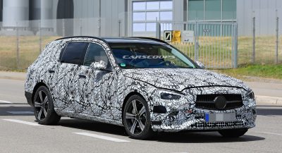 2021 Mercedes C-Class Wagon Prototype Comes Out To Play | Carscoops