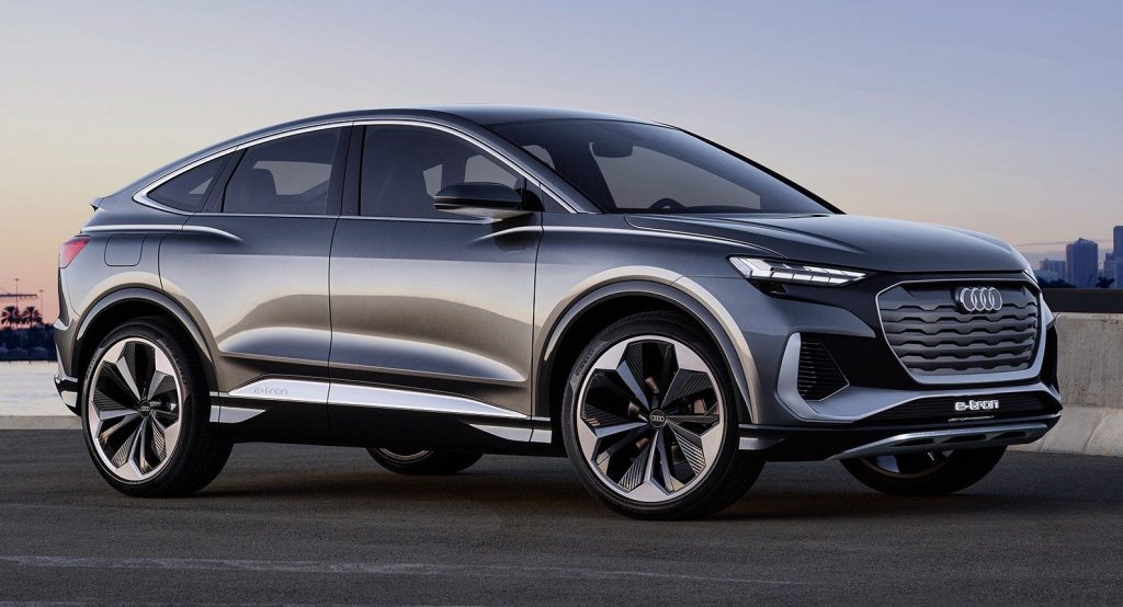  New Audi Q4 Sportback E-Tron Concept Previews An Affordable Electric Crossover Coupe