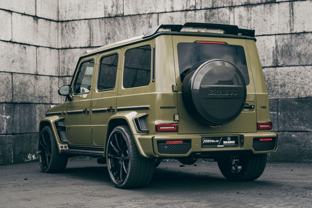 Brabus 700 Widestar Gains An Army Look Courtesy Of Fostla | Carscoops