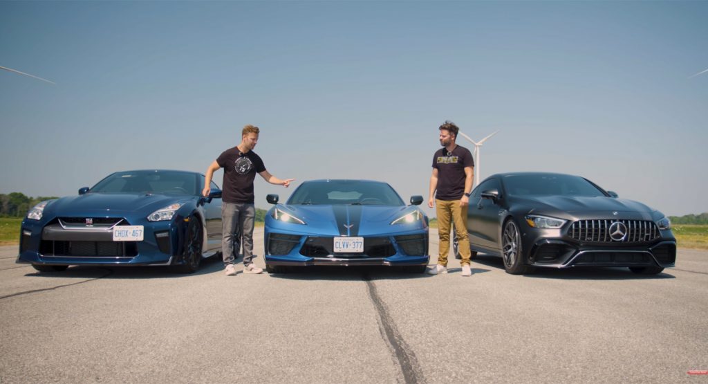 Can The C8 Corvette Keep Up With A Nissan GT-R And Mercedes-AMG GT 63 S? | Carscoops