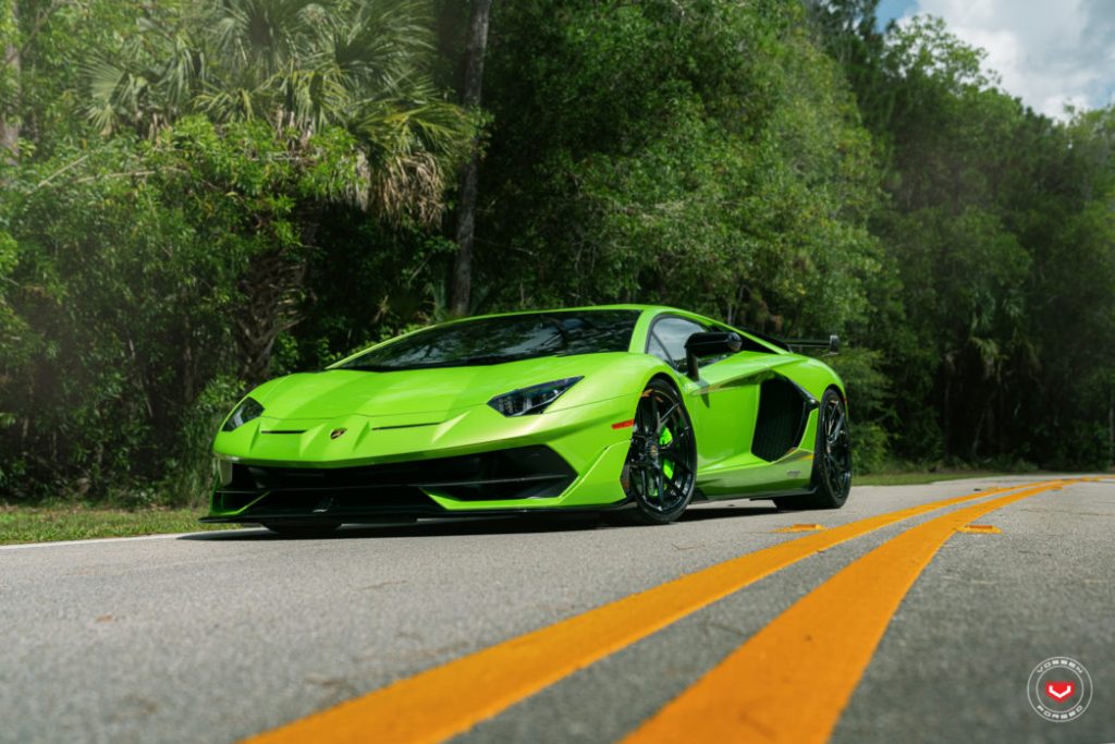 Lamborghini Aventador SVJ Rocks Gloss Black Vossen Alloys, Novitec ...