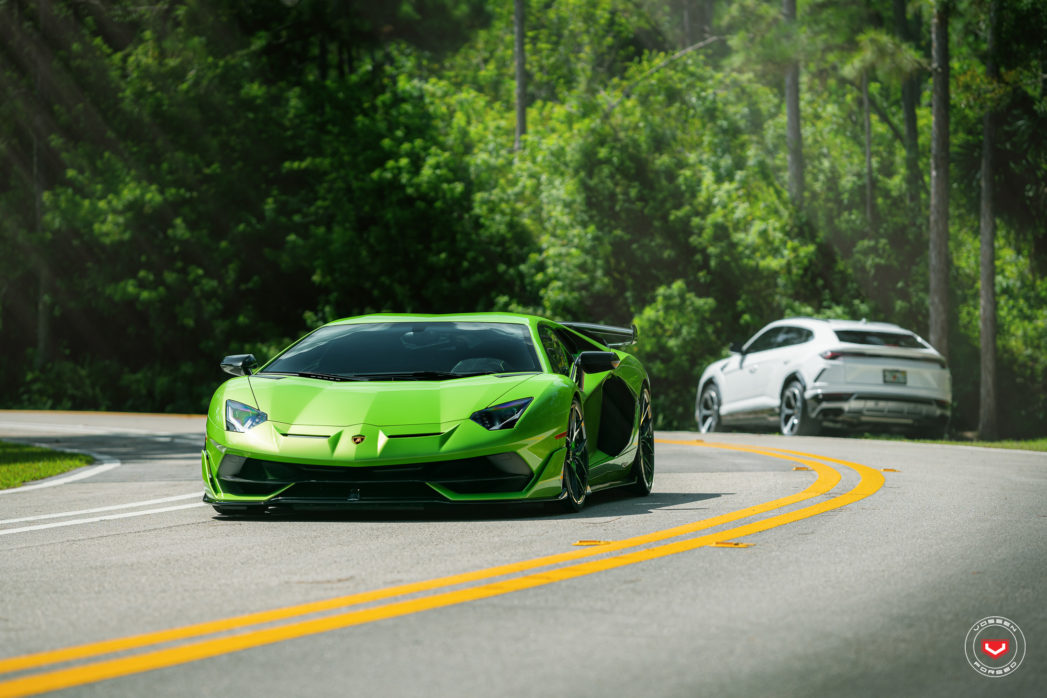 Lamborghini Aventador SVJ Rocks Gloss Black Vossen Alloys, Novitec ...