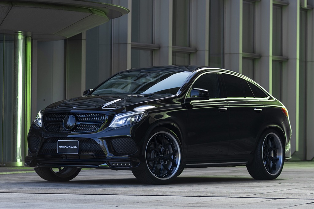 Wald S Latest Blacked Out Mercedes Benz Gle Coupe Is Not A Black Bison Carscoops