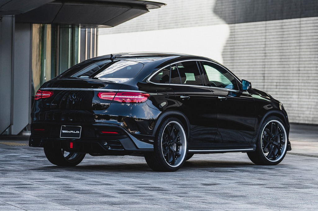 Wald S Latest Blacked Out Mercedes Benz Gle Coupe Is Not A Black Bison Carscoops