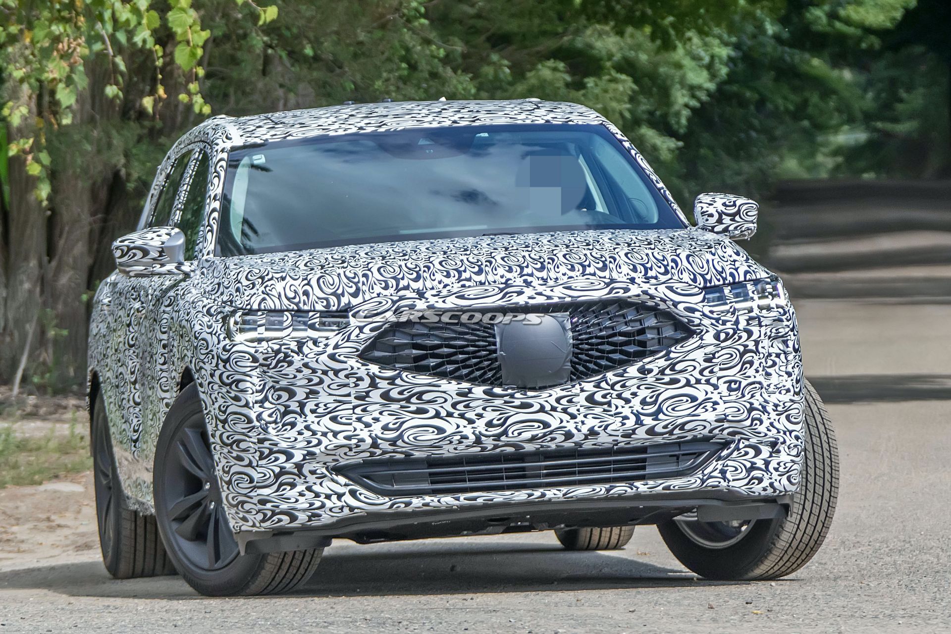 2021 acura mdx switches to more revealing camouflage ahead