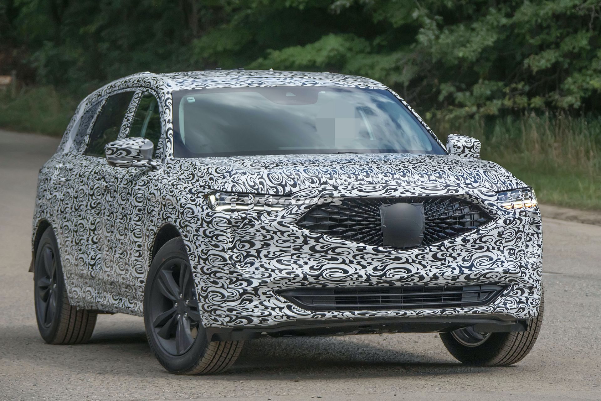 2021 acura mdx switches to more revealing camouflage ahead