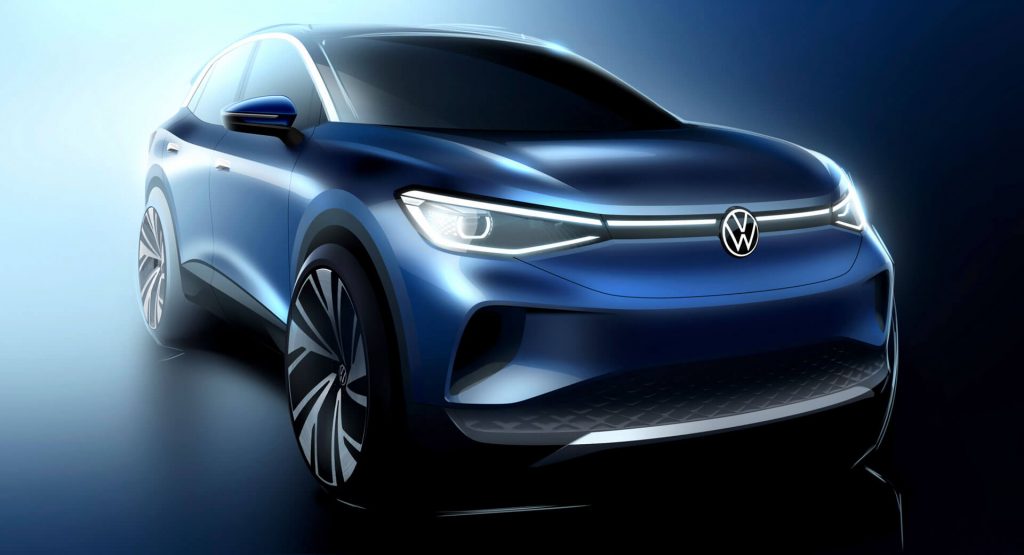  VW Glosses Over The ID.4 Electric SUV’s Design With New Sketches