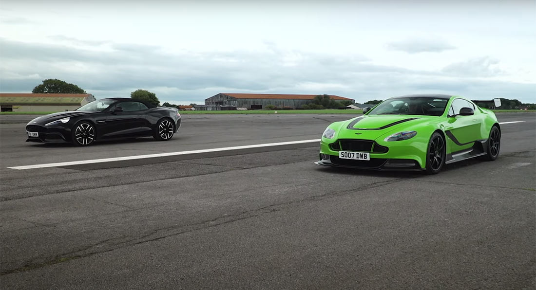 Battle Of The V12s: Aston Martin Vanquish Vs. Vantage GT12 Is Oh So