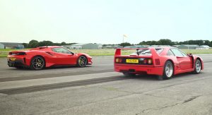 Ferrari 488 Pista Spider Dares To Line Up Against The Legendary F40 ...