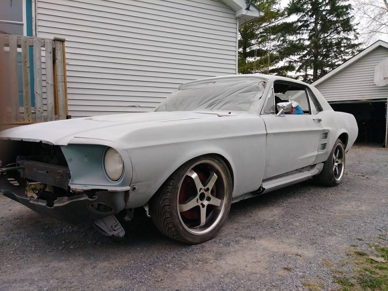 Someone Dropped A 1967 Ford Mustang Body On A Mazda RX-8 | Carscoops