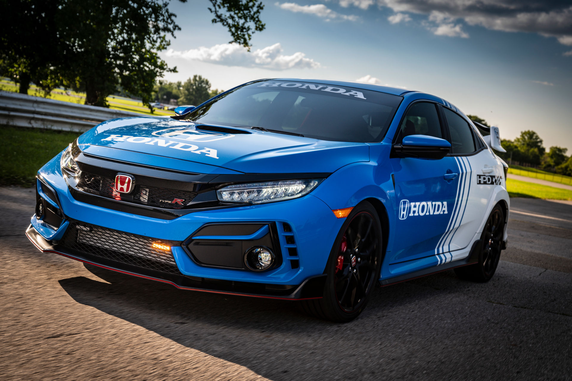 Honda Civic Type R Pace Car Ready For Indycar Duties Carscoops