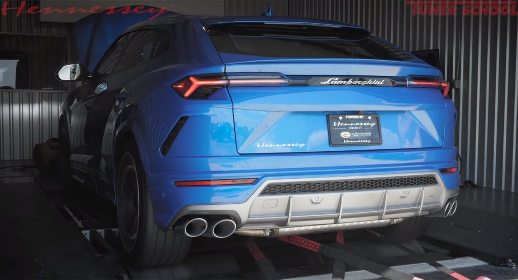 Lamborghini Urus Roars On The Dyno With Hennessey's HPE750 Package |  Carscoops