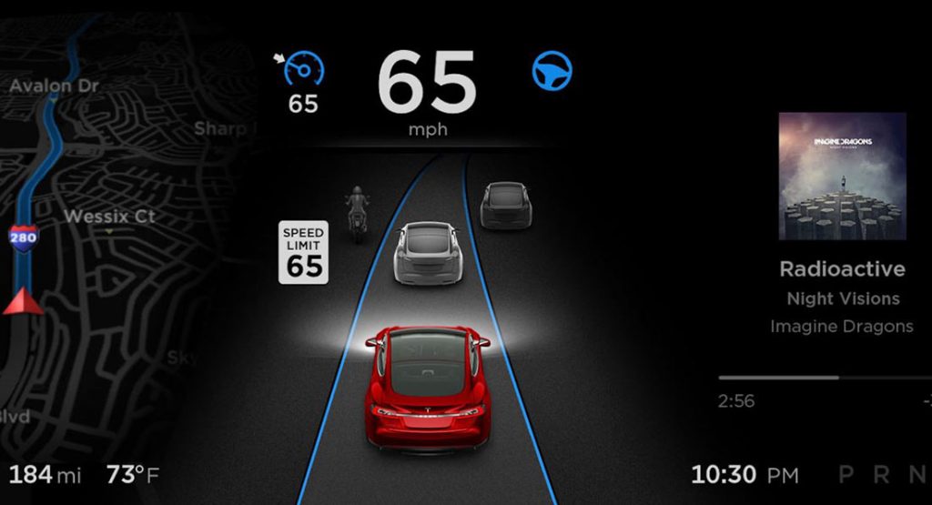  Tesla Software Update Adds Speed Limit Sign Detection And More