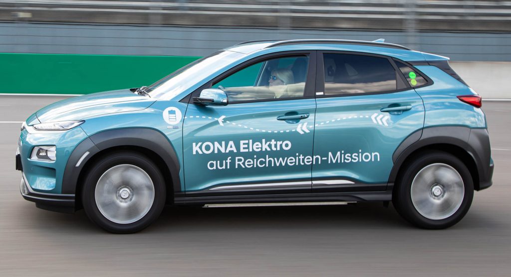  Hyundai Kona Electric Exceeds 620 Miles On A Single Charge