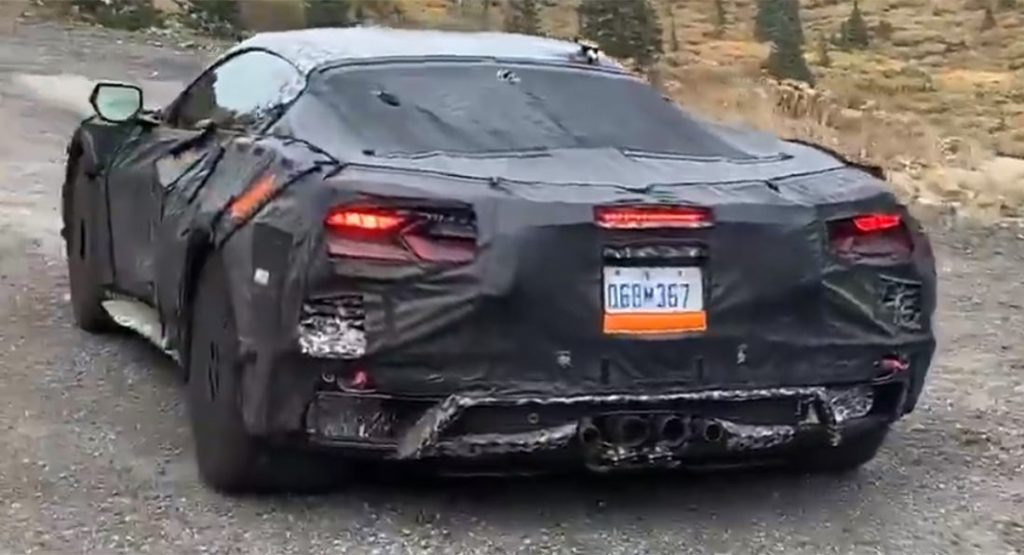  Upcoming C8 Corvette Z06 Nabbed On Film, Sounds Mean At Idle