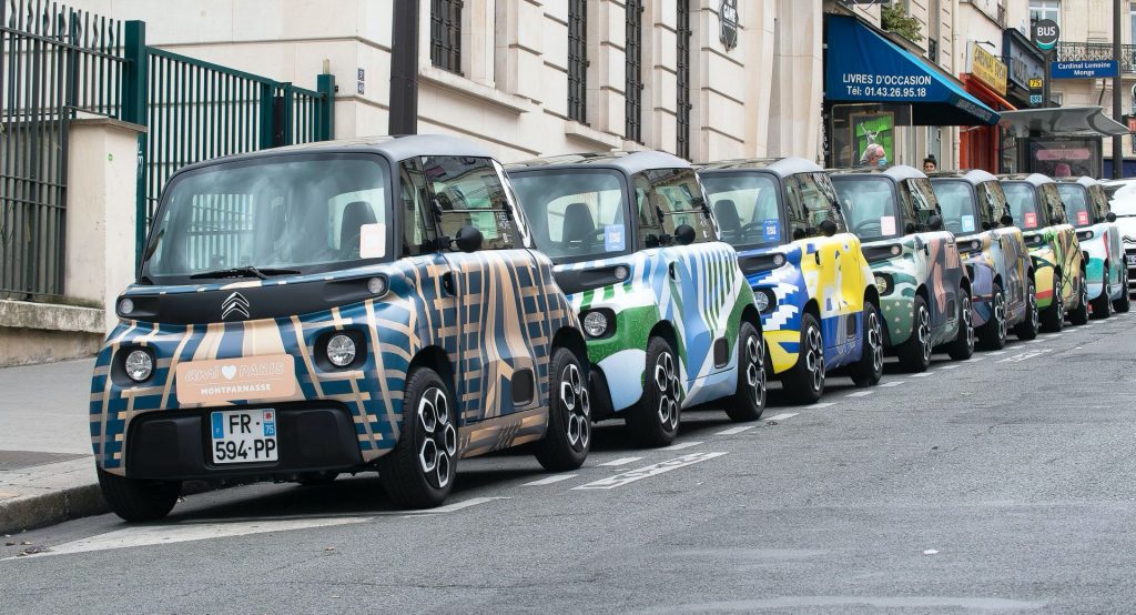  Tiny Citroën Ami Joins Paris’ Free2Move Ride-Sharing Fleet, Celebrates With 20 Custom Liveries