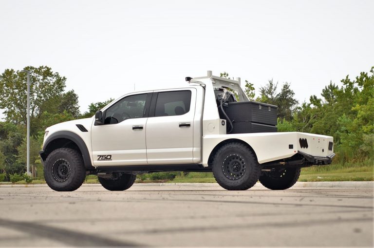 PaxPower Builds 758 HP Ford F-150 Raptor V8 With Custom Flatbed | Carscoops