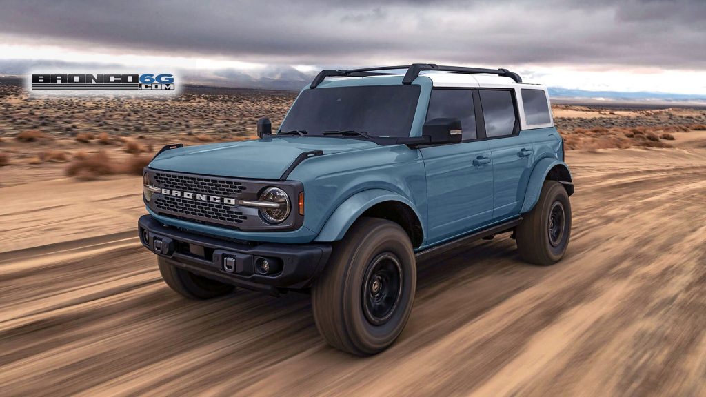 The 2021 Ford Bronco With Sasquatch Pack Gets Rendered In Several