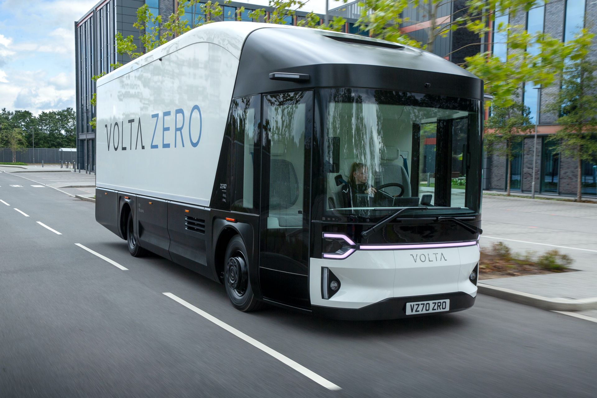 Volta Zero Is A 16Tonne Electric Truck With A Central Driving Position