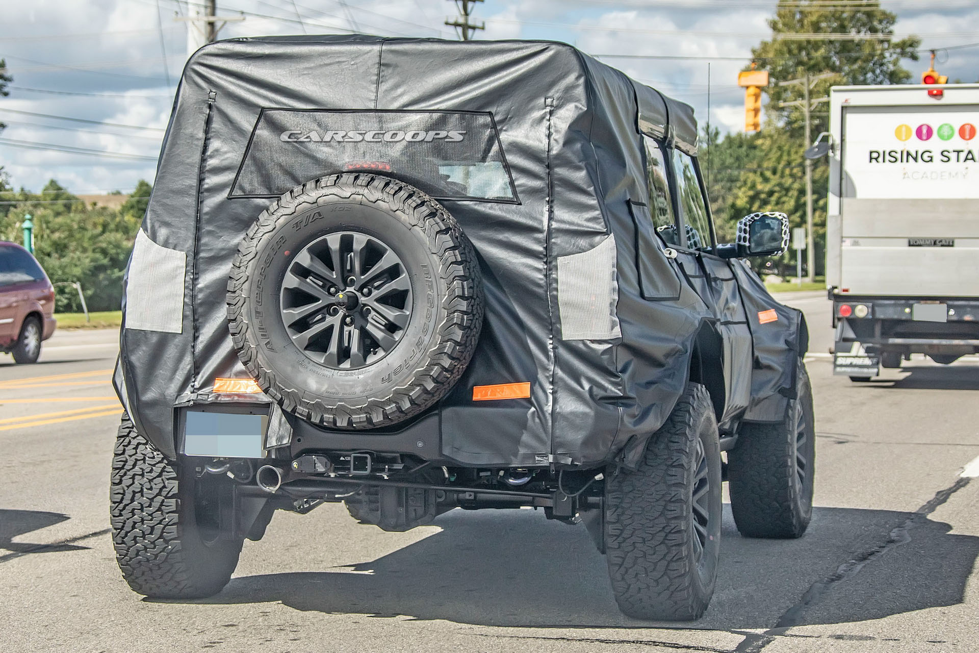 Ford Bronco 2 on wide Tires