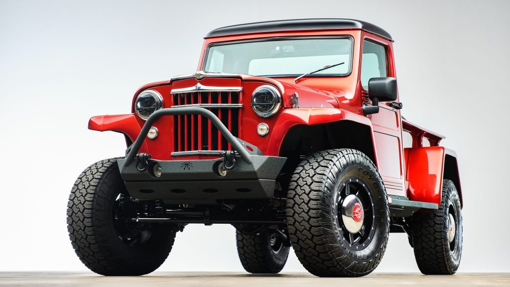 This 1955 Willys Pickup Has The Chassis And Drivetrain Of A 2014 ...