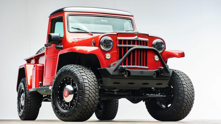 This 1955 Willys Pickup Has The Chassis And Drivetrain Of A 2014 ...