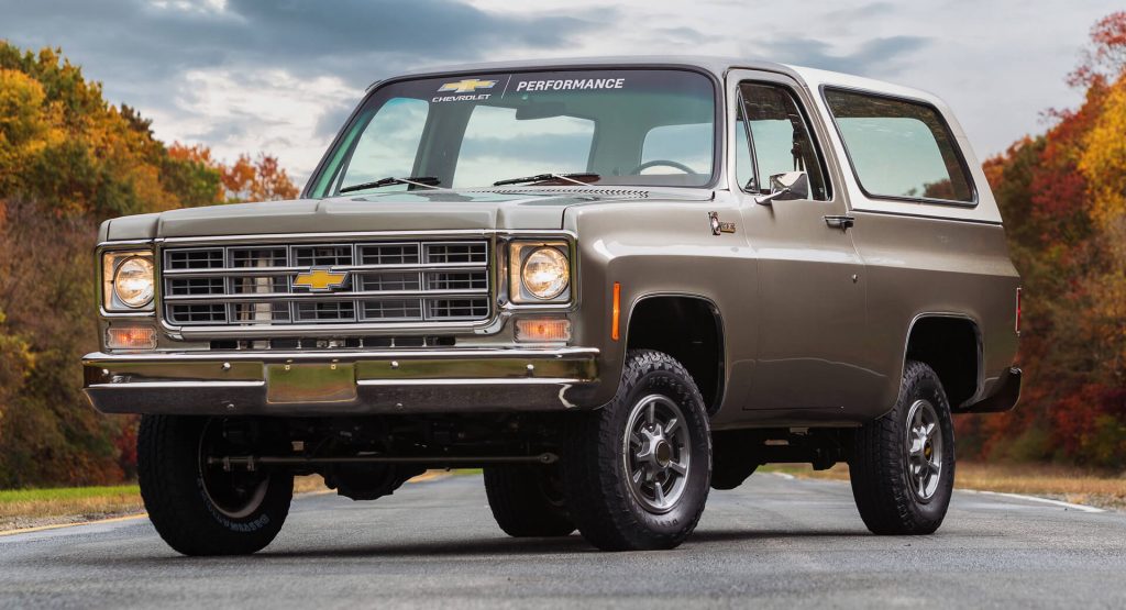  Chevrolet Converts 1977 K5 Blazer To Electric Power, Previews Upcoming eCrate Package