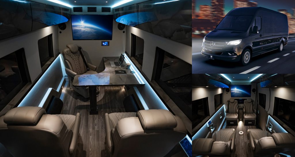 Inkas' VIP Mobile Office Mercedes-Benz Sprinter Is For Handling Business On  The Go | Carscoops