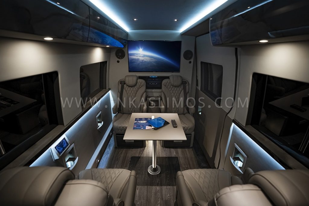 Inkas' VIP Mobile Office Mercedes-Benz Sprinter Is For Handling Business On  The Go
