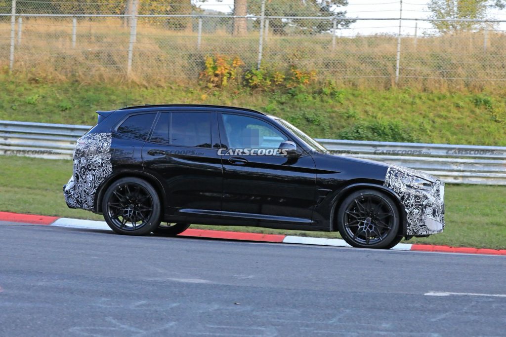 2022 BMW X3 M Facelift Takes To The Nürburgring For Its Spy Debut