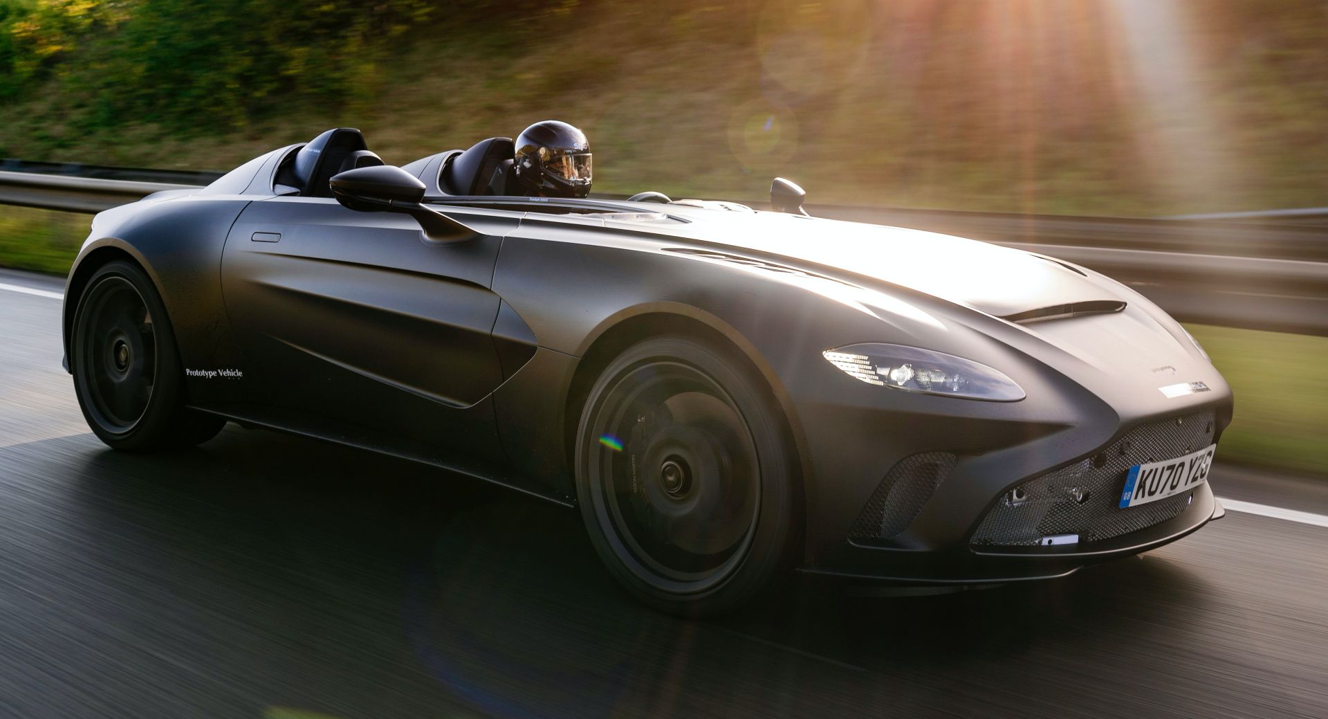 Aston Martin Shows New V12 Speedster In Matte Black As Prototype Makes  Dynamic Debut | Carscoops