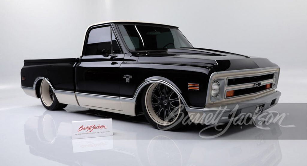  This Slammed Down Chevrolet C10 Restomod Has A Big-Block V8