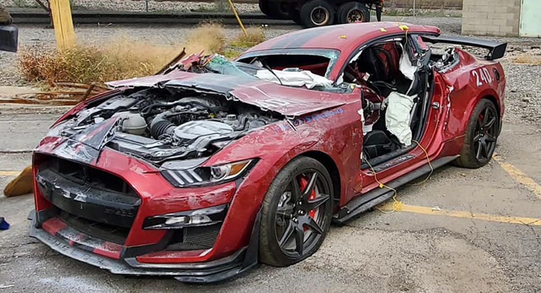 Crashed 2020 Ford Mustang Shelby GT500 For Sale, Is It Your Next Cars &  Coffee Ride?