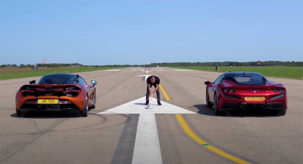  Ferrari’s F8 Tributo Is No Match For The McLaren 720S In A Straight Line