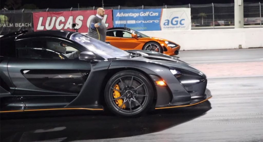  McLarens Senna Surely Outguns 720S In Drag Race, Right?
