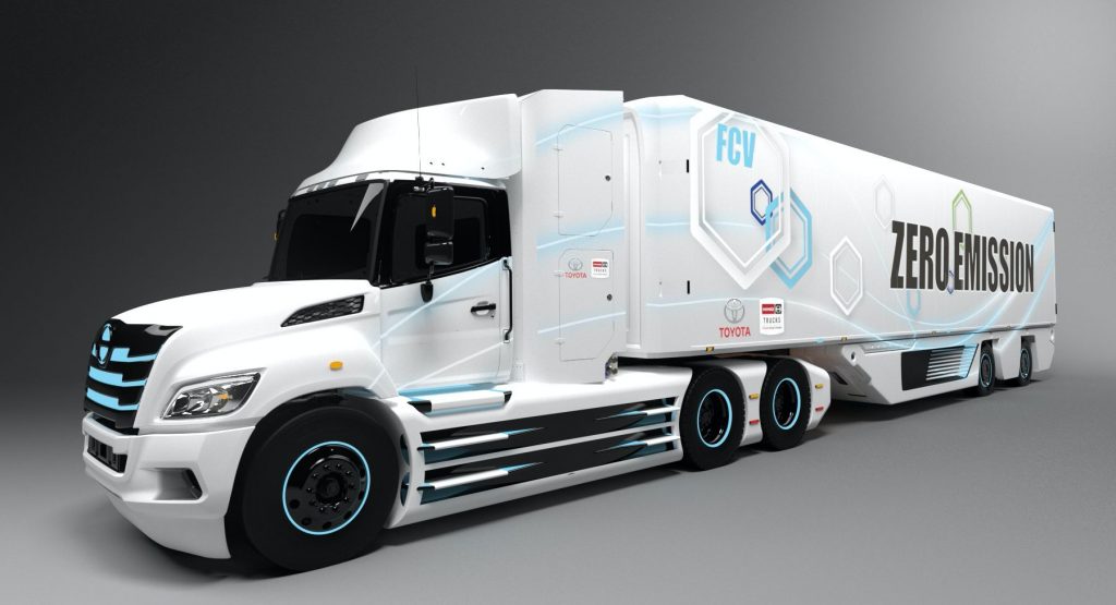  Toyota And Hino Developing Class 8 Fuel Cell Electric Semi For North America