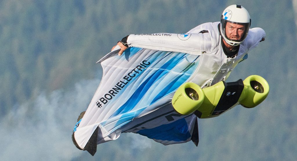  BMW’s Latest Electric Vehicle Is A Wingsuit That Can Hit 186+ MPH