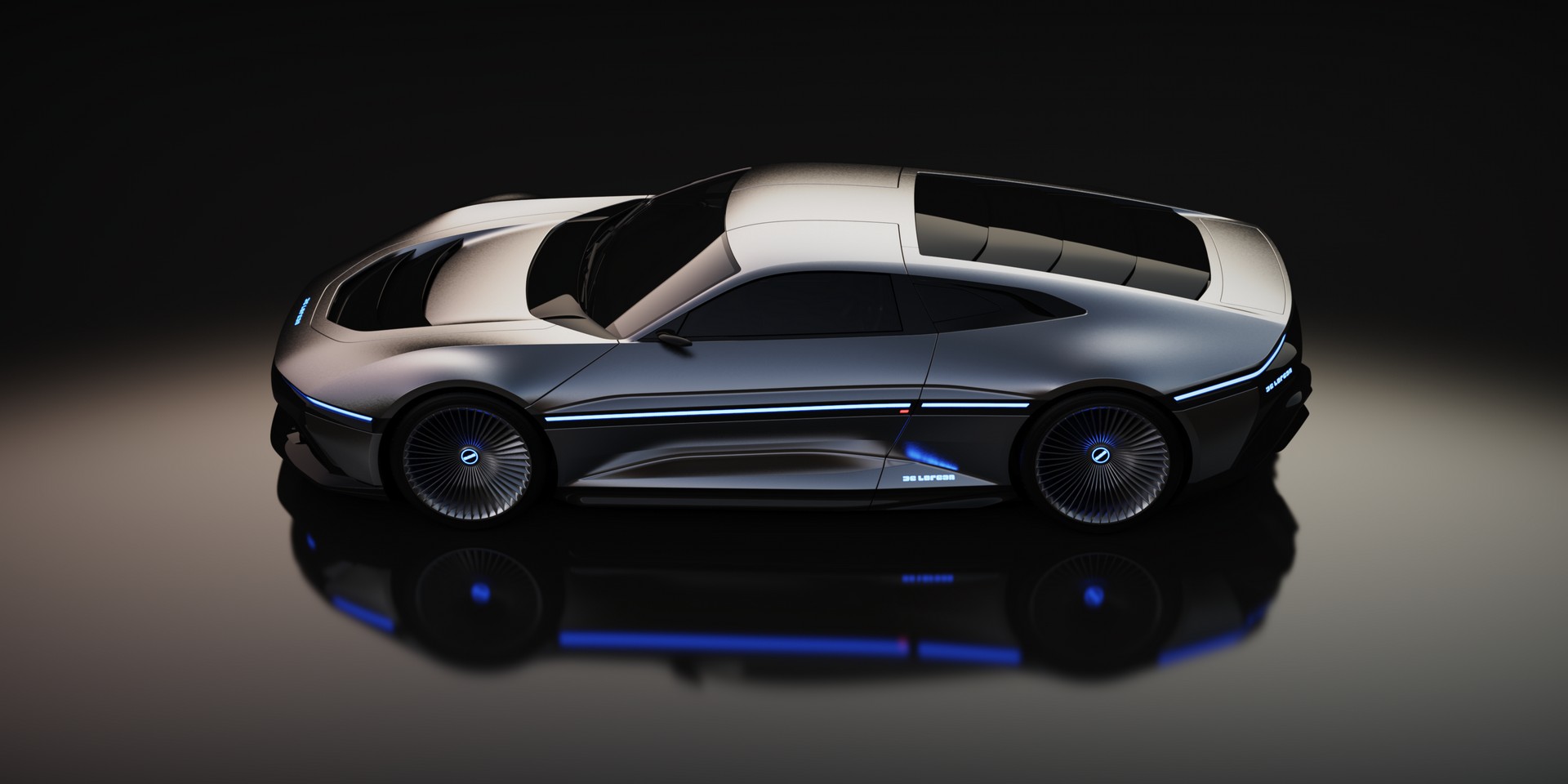 This ModernDay Take On The DeLorean DMC12 Is A Futuristic EV Wrapped