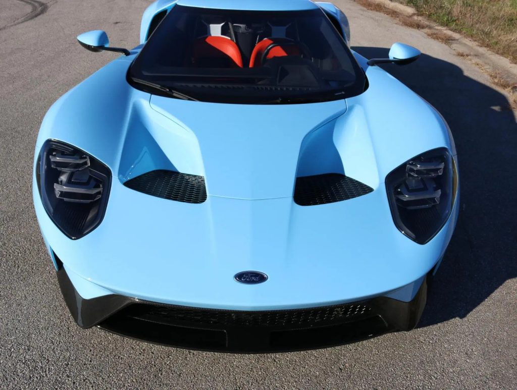 Light Blue 2018 Ford GT Has Already Attracted Bids 40% Over Its