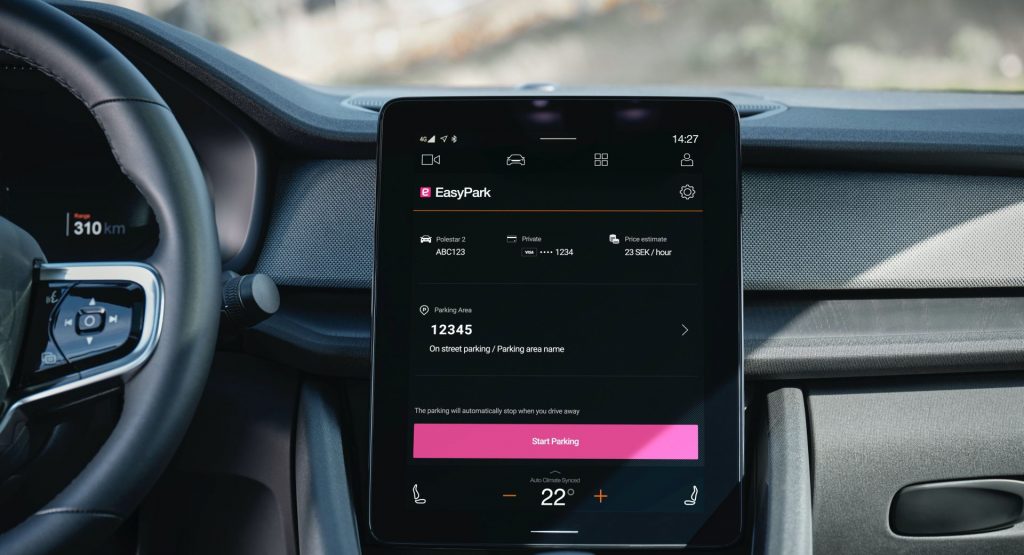  Polestar 2 Gains Built-In EasyPark App With Automated Payments In Europe