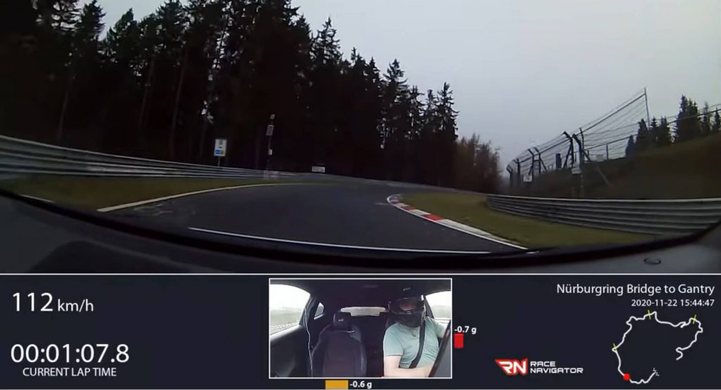  Watch The Toyota GR Yaris Lap The Nurburgring Bridge To Gantry In Under 8 Minutes